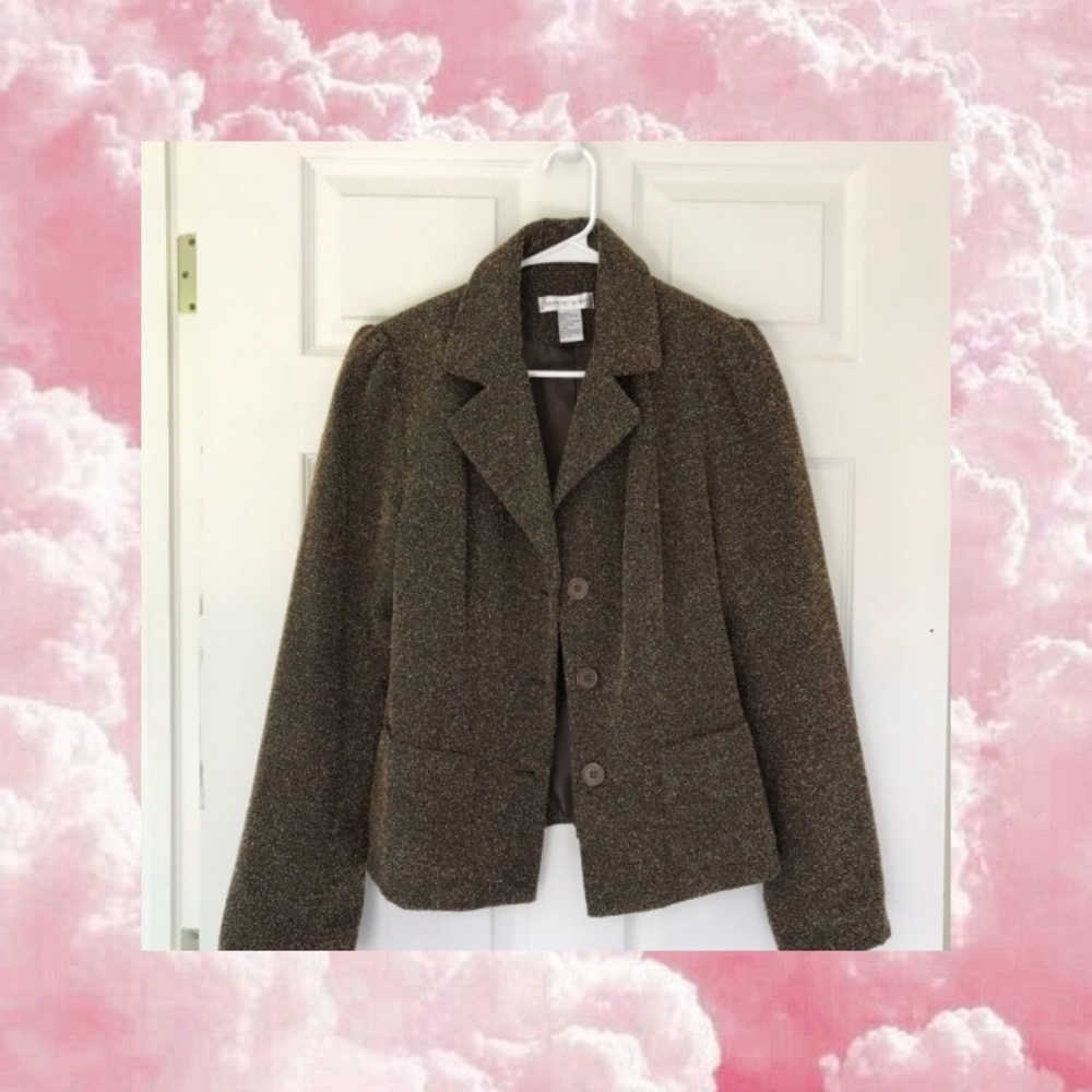 Brown Bookish Blazer